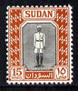 Sudan 1951-61 Policeman 15m unmounted mint, SG 129