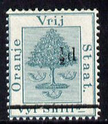 Orange Free State 1882 Surcharged 1/2d on 5s green (Orange Tree) unmounted mint, SG 36