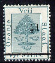Orange Free State 1882 Surcharged 1/2d on 5s green (Orange Tree) unmounted mint, SG 36