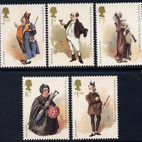 Great Britain 2012 Charles Dickens perf set of 5 values unmounted mint