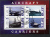 Malawi 2012 Aircraft Carriers #4 perf sheetlet containing 4 values fine cto used