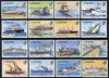 Gambia 1983 River Craft definitive set of 16 values complete unmounted mint SG 494-509