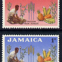 Jamaica 1963 Freedom from Hunger set of 2 unmounted mint, SG 201-02