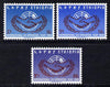 Ethiopia 1965 International Co-operation Year set of 3 unmounted mint, SG 627-29