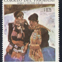 Paraguay 1968 Winter Olympics - Impressionist Paintings - Geroges H Breitner 25c unmounted mint, Mi 1817