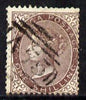 Jamaica 1860-70 1s purple-brown used, few nibbled perfs, SG 6a
