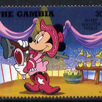 Gambia 1995 Minnie Mouse dressed as Cowgirl 30b from Cowboys & Indians set unmounted mint, SG 2160