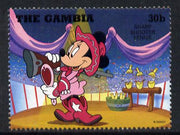 Gambia 1995 Minnie Mouse dressed as Cowgirl 30b from Cowboys & Indians set unmounted mint, SG 2160