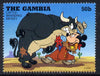 Gambia 1995 Mickey Mouse cattle branding 50b from Cowboys & Indians set unmounted mint, SG 2162