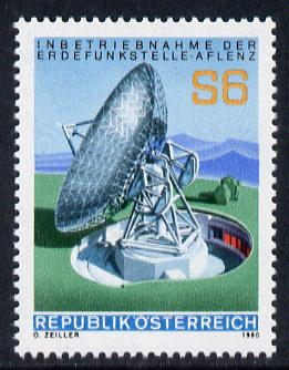 Austria 1980 Inauguration of Aflenz Satellite Communications Earth Station unmounted mint, SG 1874