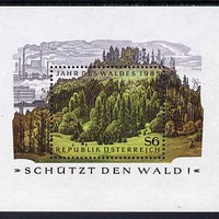Austria 1985 Forestry Year sheetlet unmounted mint, SG MS2059