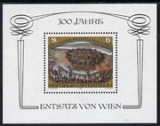 Austria 1983 300th Anniv of Relief of Vienna sheetlet unmounted mint, SG MS1974