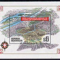 Austria 1986 European Security & Co-operation Conference Review Meeting sheetlet unmounted mint, SG MS2110