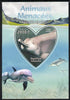 Gabon 2012 Endangered Species - China Dolphin perf souvenir sheet containing heart-shaped stamp unmounted mint