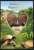 Gabon 2012 Endangered Species - Arakan Forest Turtle perf souvenir sheet containing heart-shaped stamp unmounted mint