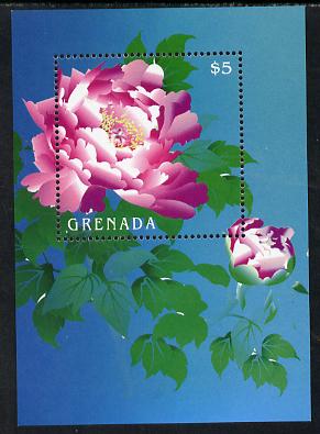 Grenada 2009 China World Stamp Exhibition $5 Pink Peony m/sheet unmounted mint SG MS 5426