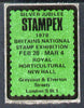 Cinderella - Great Britain 1978 Silver Jubilee Stampex self adhesive Exhibition label