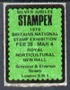 Cinderella - Great Britain 1978 Silver Jubilee Stampex self adhesive Exhibition label