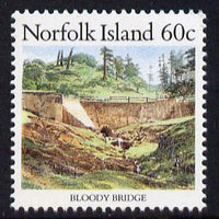 Norfolk Island 1987 Bloody Bridge 60c unmounted mint SG 414