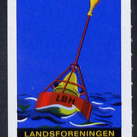 Cinderella - Denmark label for National Association for Better Hearing showing a Life Bouy unmounted mint