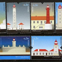 Portugal 2008 Lighthouses perf set of 10 unmounted mint SG 3568-77