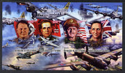 Ivory Coast 2012 Personalities of Second World War #3 imperf sheetlet containing 4 values unmounted mint (Goering, Golovanov, Spaatz & Tedder)