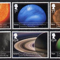 Great Britain 2012 50th Anniversary of launch of Ariel 1 Satellite perf set of 6 values unmounted mint