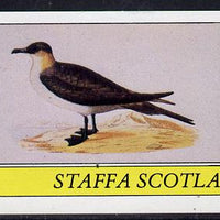 Staffa 1982 Birds #07 (Sea Gull) imperf souvenir sheet (£1 value) unmounted mint