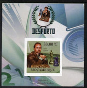 Mozambique 2010 Chess Players - Veselin Topalov imperf m/sheet unmounted mint. Note this item is privately produced and is offered purely on its thematic appeal