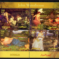 Somalia 2004 Paintings by John Waterhouse perf sheetlet containing 4 values unmounted mint. Note this item is privately produced and is offered purely on its thematic appeal