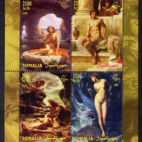 Somalia 2004 Paintings by Edward Poynter perf sheetlet containing 4 values unmounted mint. Note this item is privately produced and is offered purely on its thematic appeal