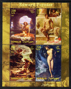 Somalia 2004 Paintings by Edward Poynter perf sheetlet containing 4 values unmounted mint. Note this item is privately produced and is offered purely on its thematic appeal