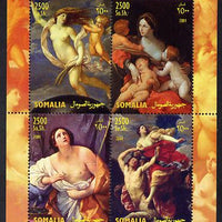 Somalia 2004 Paintings by Guido Reni perf sheetlet containing 4 values unmounted mint. Note this item is privately produced and is offered purely on its thematic appeal