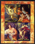 Somalia 2004 Paintings by Guido Reni perf sheetlet containing 4 values unmounted mint. Note this item is privately produced and is offered purely on its thematic appeal