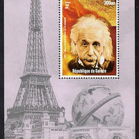 Guinea - Conakry 1998 Events of the 20th Century 1900-1909 Albert Einstein perf souvenir sheet unmounted mint. Note this item is privately produced and is offered purely on its thematic appeal