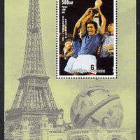 Guinea - Conakry 1998 Events of the 20th Century 1980-1989 Italy Football Champions of the World perf souvenir sheet unmounted mint. Note this item is privately produced and is offered purely on its thematic appeal