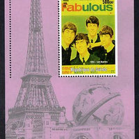Guinea - Conakry 1998 Events of the 20th Century 1960-1969 The Beatles souvenir sheet perf on 3 sides only unmounted mint