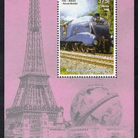 Niger Republic 1998 Events of the 20th Century 1930-1939 Mallard perf souvenir sheet unmounted mint. Note this item is privately produced and is offered purely on its thematic appeal