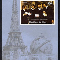 Niger Republic 1998 Events of the 20th Century 1960-1969 The Beatles receive MBE imperf souvenir sheet unmounted mint. Note this item is privately produced and is offered purely on its thematic appeal