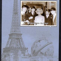 Niger Republic 1998 Events of the 20th Century 1960-1969 The Beatles & Sylvie Vartan perf souvenir sheet unmounted mint. Note this item is privately produced and is offered purely on its thematic appeal