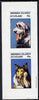 Bernera 1981 Dogs (Irish Wolfhound & Collie) imperf,set of 2 values (40p & 60p) unmounted mint