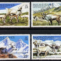 Falkland Islands Dependencies 1982 Reindeer set of 4 unmounted mint, SG 98-101