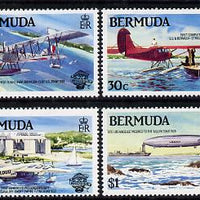 Bermuda 1983 Bicentenary of Manned Flight set of 4 unmounted mint, SG 465-68