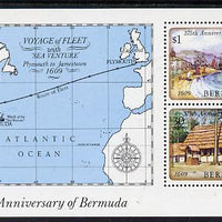 Bermuda 1984 375th Anniversary of First Settlement perf m/sheet unmounted mint, SG MS 477