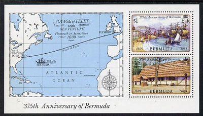 Bermuda 1984 375th Anniversary of First Settlement perf m/sheet unmounted mint, SG MS 477
