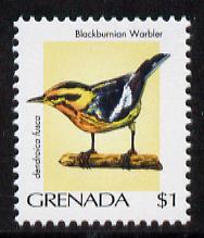 Grenada 2000 Birds $1 Blackburnian Warbler unmounted mint, SG 4287
