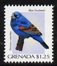 Grenada 2000 Birds $1.25 Blue Grosbeak unmounted mint, SG 4288