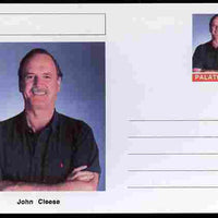 Palatine (Fantasy) Personalities - John Cleese (comic actor) postal stationery card unused and fine