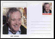 Palatine (Fantasy) Personalities - Jack Lemmon (comic actor) postal stationery card unused and fine