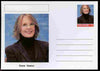 Palatine (Fantasy) Personalities - Diane Keaton (actress) postal stationery card unused and fine